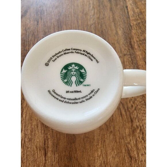 2010 Starbucks Mini Demitasse Espresso Coffee Cup | 3oz - Picture 5 of 5